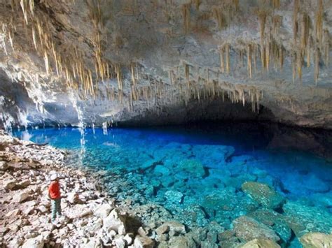 The Blue Lake Cave Brazil Pinlovely