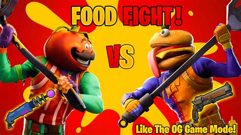 Food Fight 🍅 Tomatoes Vs 🍔 Burger 2534 3050 3094 By Dfr Fortnite