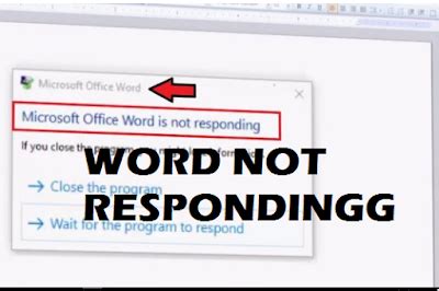 Dengan cara ini kalian tidak harus menyalin satu per satu isi dokumen word yang sudah dikunci. Word Not Responding? Inilah Cara Mengatasi Dengan Mudah ...