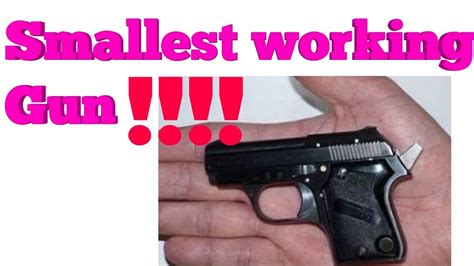 Smallest Gun Ever Seen Youtube