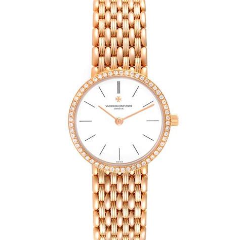 Vacheron Constantin Jalousie Shutter White Gold Diamond Ladies Watch 91002 Swisswatchexpo