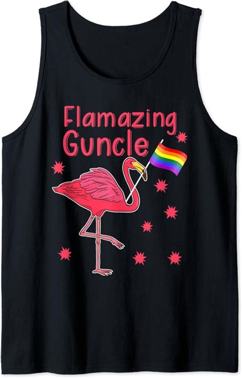 Amazon Com Gay Uncle Flamazing Guncle Flamingo Rainbow Pride Flag Gift My Xxx Hot Girl