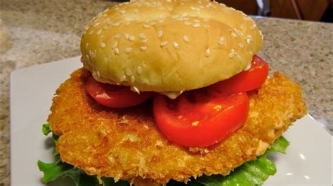 Fried Shrimp Burger Ebi Katsu Burger Recipe World Of