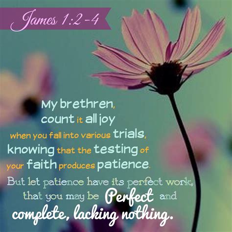 James 1:2-4 | James 1 2-4, Healing verses, Bible study verses