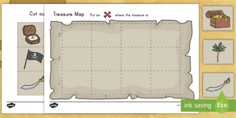 Design A Treasure Map Activity Kindergarten Pirates