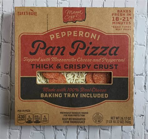 Mama Cozzis Take And Bake Pepperoni Pan Pizza Aldi Reviewer