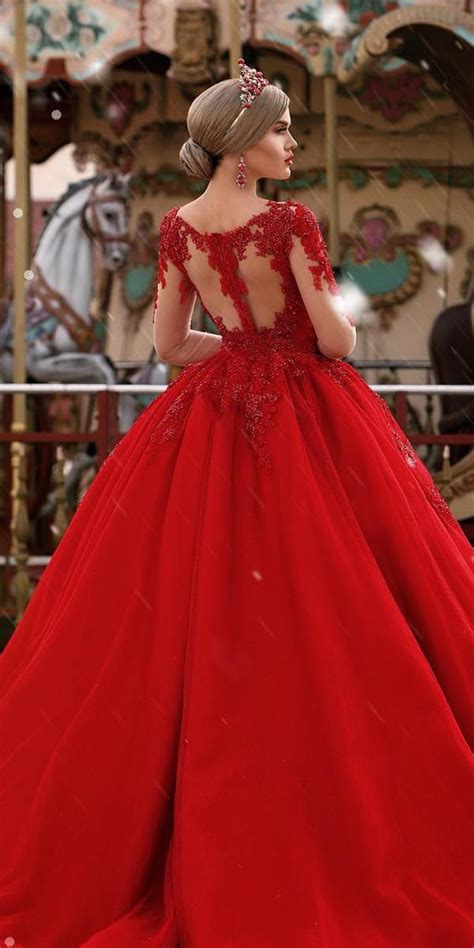 15 Your Lovely Red Wedding Dresses Wedding Dresses Guide