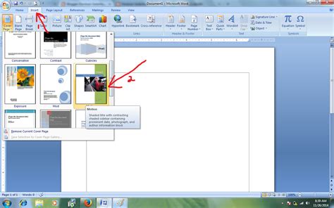 Panduan Sederhana Microsoft Office Cara Memasang Cover Page Pada