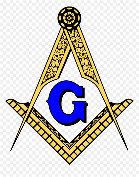 Column Clipart Masonic Freemasonry Square And Compass Hd Png