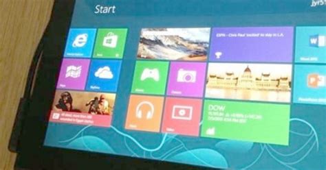 Nokia Windows 8 Tablet Glimpsed In Leaked Snaps Cnet