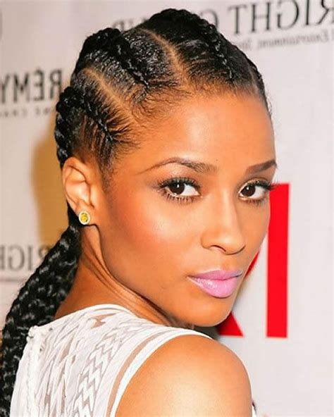 You can plait them either in neutral black color or with one of your favorite hair color. Cornrow Hairstyles for Black Women 2018-2019 - Page 3 ...
