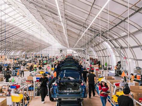 Tesla Assembly Line Facility Sprung Structures