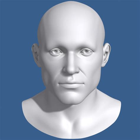 Human Head 3d Model Free Download