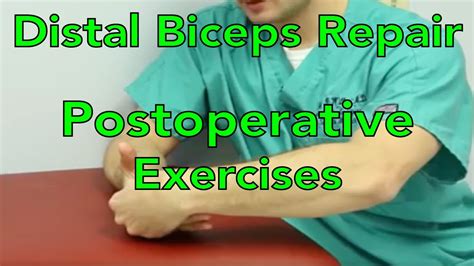 Bicep Tendonitis Stretching Exercises