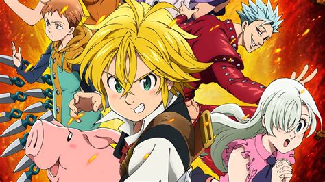 Perfect screen background display for desktop, iphone, pc, laptop, computer, android phone, smartphone, imac, macbook, tablet, mobile #3.3335, the seven deadly sins, dragons judgement, anime, 4k. The Seven Deadly Sins HD Background Wallpaper 40999 - Baltana