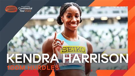 Kendra Harrison Takes 100m Hurdles Victory With 1276 Continental Tour Gold Tokyo 2022 Youtube