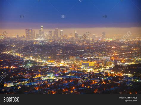 Los Angeles Cityscape Image And Photo Free Trial Bigstock