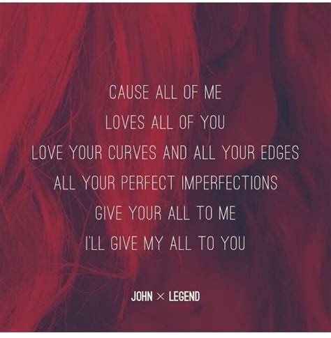 John Legend Song Quotes Favorite Lyrics Love Songs