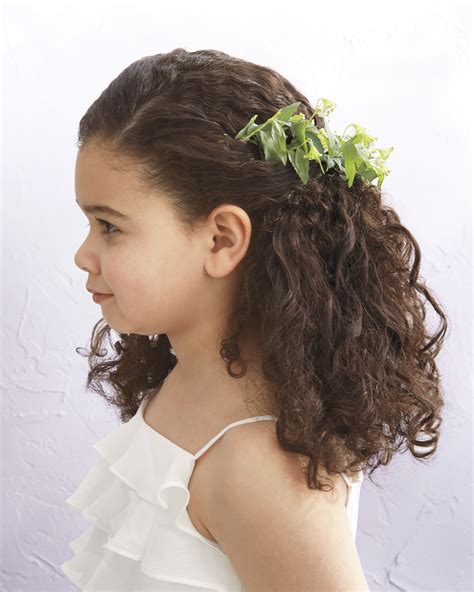 22 adorable flower girl dresses for every style, budget, and season 20 stunning bridal shower hairstyle ideas 20 ponytail wedding hairstyles for the modern, romantic bride Flower Girl Hairstyles That Are Cute and Comfy | Martha ...