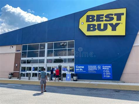 The Exteror Storefront Of A Best Buy Electronics Retail Store Chain