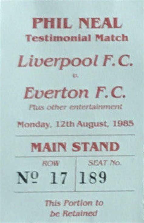 Matchdetails From Liverpool Everton Played On Monday 12 August 1985