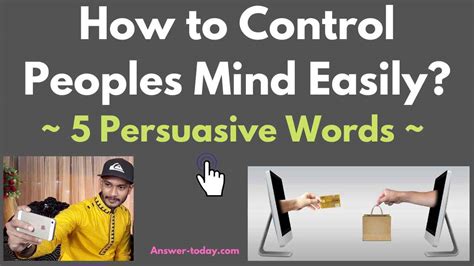 How To Control Peoples Mind Easily 5 Persuasive Words