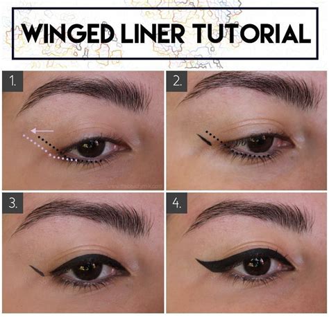 Tutorial Winged Eyeliner For Small Hooded Eyes How To Techniques And