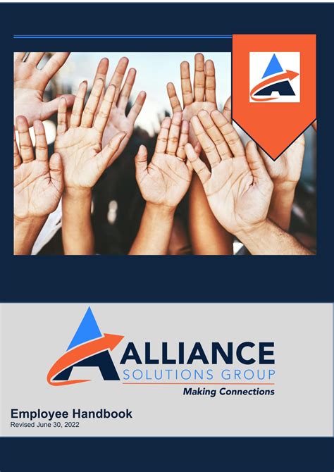 Asg Employee Handbook By Alliance Solutions Group Issuu