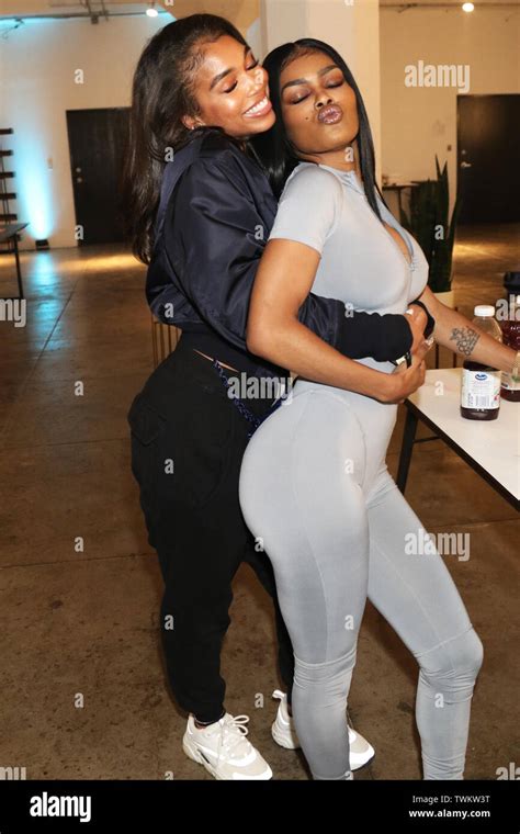 Los Angeles Ca Usa 20th June 2019 Lori Harvey And Teyana Taylor Attend The Amazon Music House