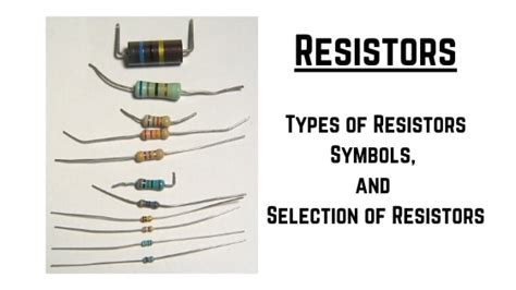 Resistor Definition Types Of Resistors Resistor Units Physics Images