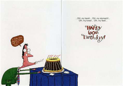 Big 6 Oh Funny 60th Birthday Card Greeting Card By