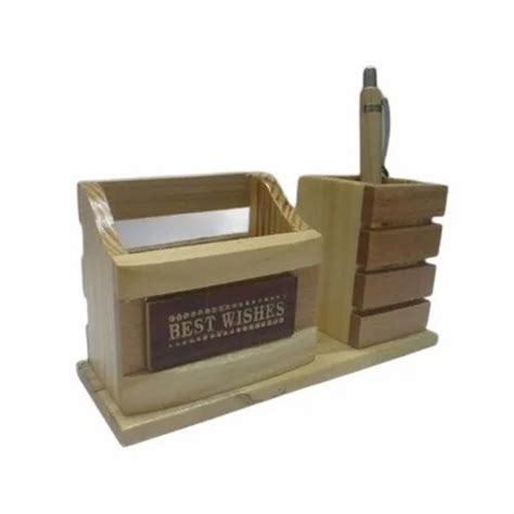 Vk Creations 195x7x10 Cm Wooden Pen Holder For Office At Rs 140 In