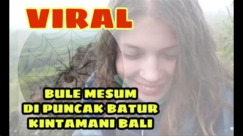 Bule Mesum Di Puncak Gunung Batur Bali Youtube