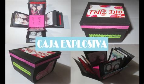 Como Hacer Un Regalo Caja Explosiva Álbum De Fotos My Crafts And