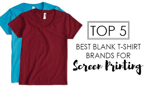 The brands and their eligible laptops are judged using several important criteria: Top 5 Best Blank T-Shirt Brands for Screen Printing ...