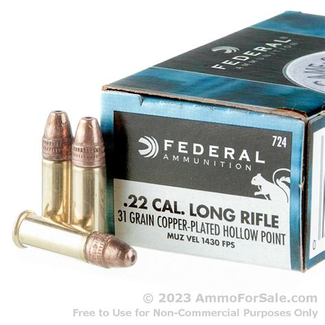 500 Rounds Of Discount 31gr Cphp 22 Lr Ammo For Sale By Federal