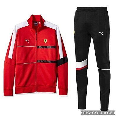 Shop clothes, shoes, accessories for women, men and kids now. Puma Ferrari SF T7 Tracksuit XXL Full Zip Track Jacket Pants | eBay | Tracksuit, Track jackets ...