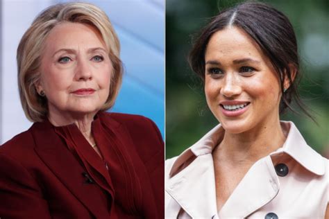 Hillary Clinton Meghan Markle Targeted By Tabloids Because Shes Biracial