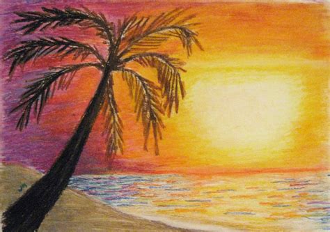 This is for beginners as it has. Easy Sunset Drawing at GetDrawings | Free download
