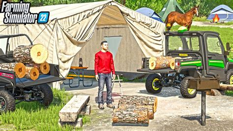 Camping At Elmcreek Campgrounds Utv Offroad Farming Simulator 22