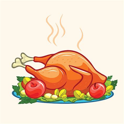 Royalty Free Roast Turkey Clip Art Vector Images And Illustrations Istock