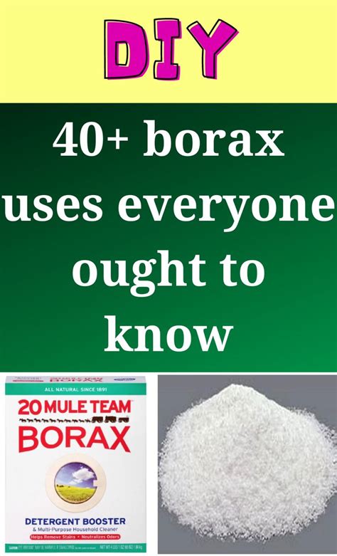 40 Borax Uses Everyone Ought To Know Diy Life Hacks Diy Life Borax