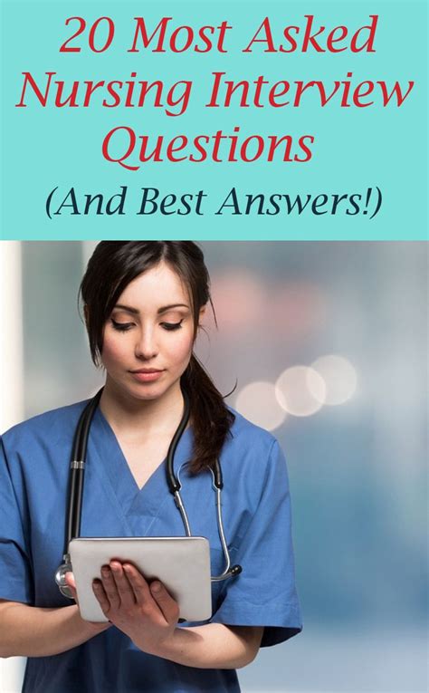 20 Most Asked Nurse Interview Questions And How To Answer Them