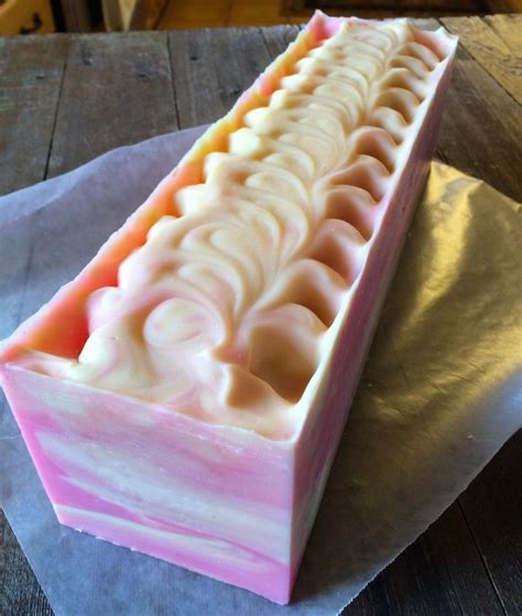 Pink Grapefruit Loaf Soap Homemade Soap Recipes Pink Soap Handmade Soap
