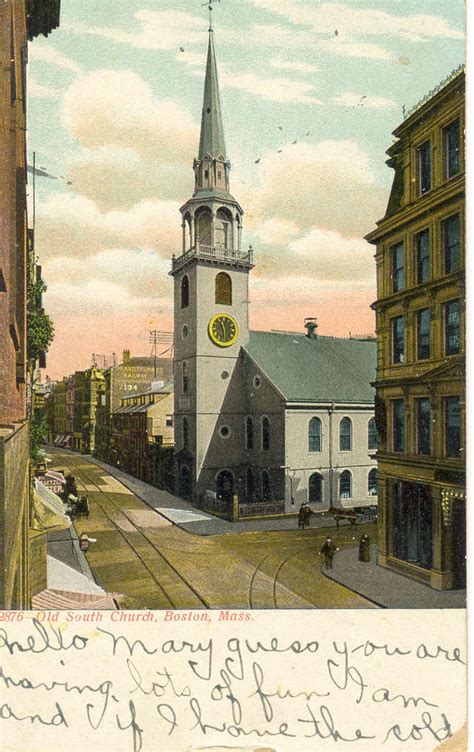 Old South Church In Boston Ma Postcard P5171 1907