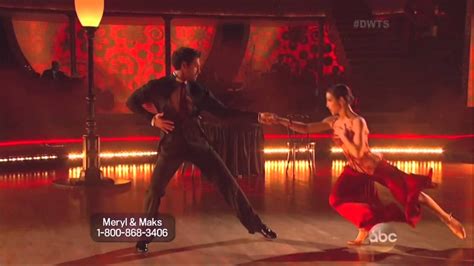 Maksim Chmerkovskiy And Meryl Davis Dancing Argentine Tango On Dwts 5 19