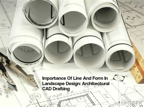 Importance Of Line And Form In Landscape Design Architectural Cad Drafting
