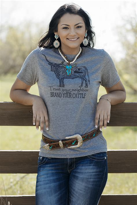 Brand Your Cattle Tee American Indian Girl Native American Women