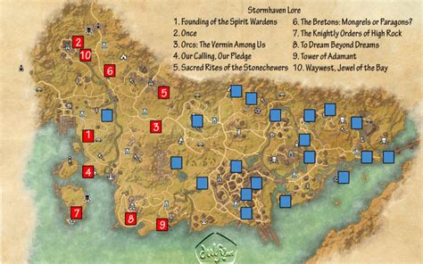 Eso Lore Books Map Map Of The World