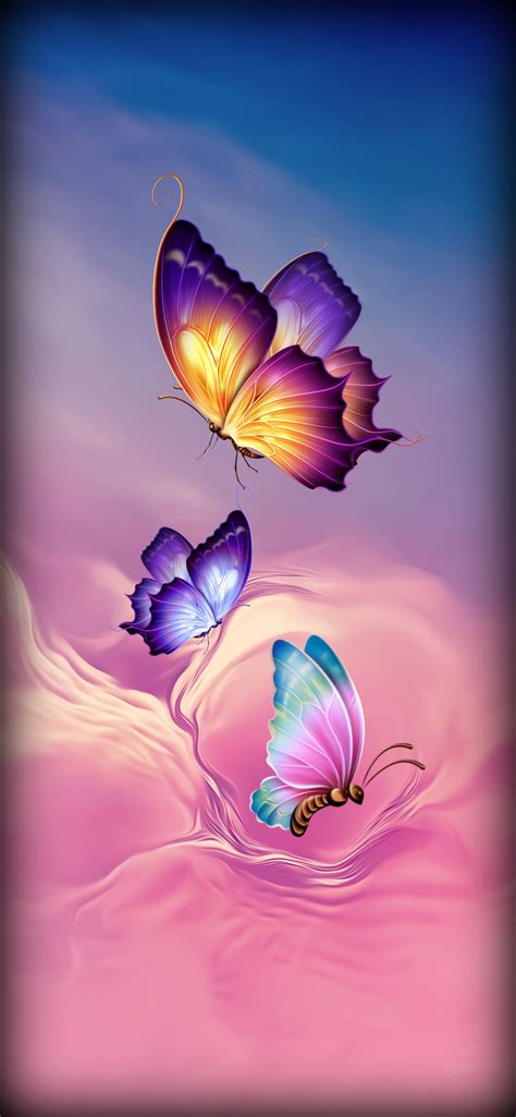 Neon Butterflies Butterfly Art Painting Butterfly Painting